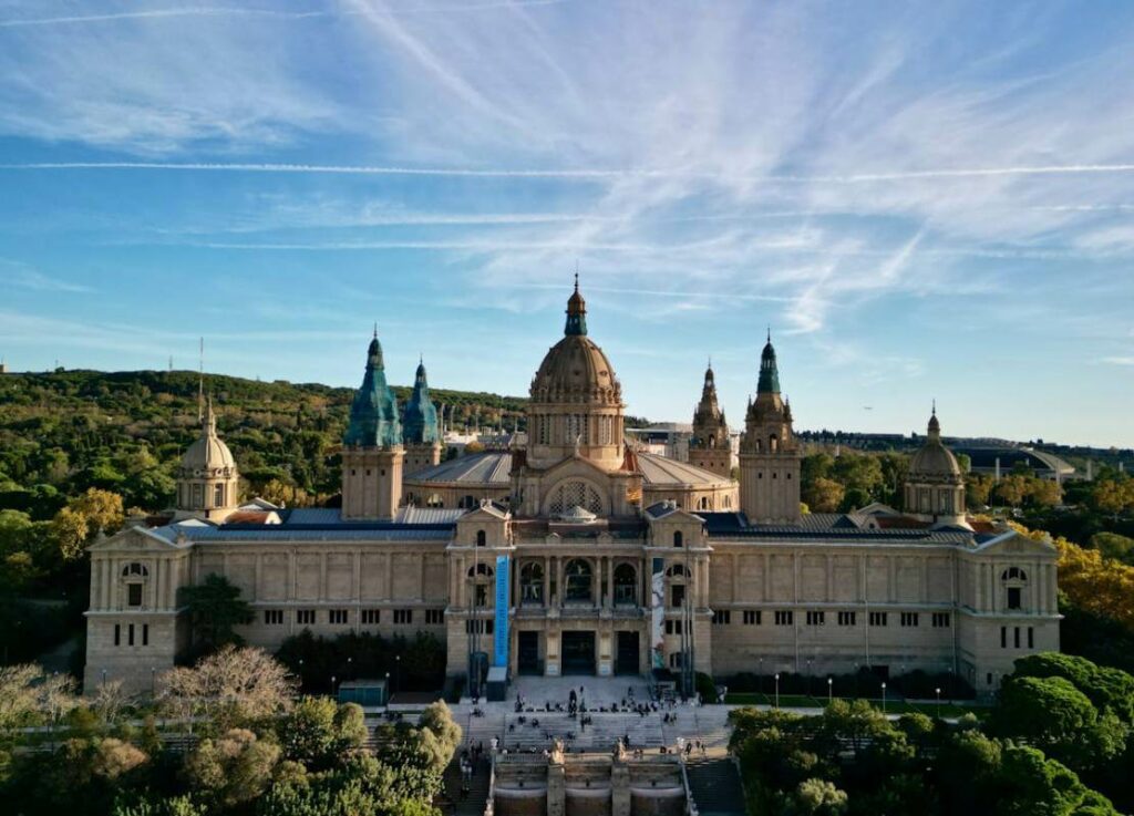 Pogled na Montžuik brdo